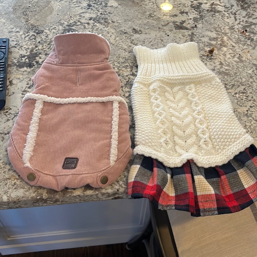 Doggie jacket & sweater xs